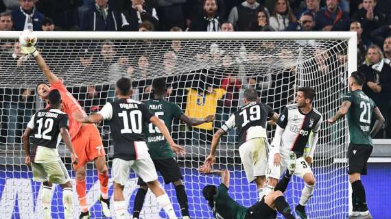 Serie A, la Juve di Pjanic non si ferma: 2-1 al Bologna. Buffon decisivo nel finale