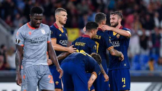 Europa League, Roma straripante: 4 a 0 al Basaksehir