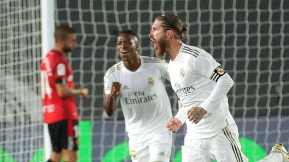 Liga, Real Madrid-Maiorca 2-0: Vinicius e Ramos riportano in testa i blancos