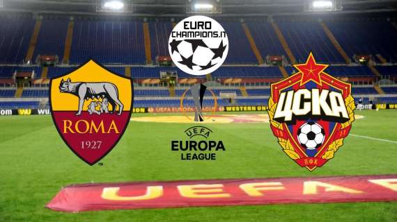 Live Europa League: fase a gironi seconda giornata Roma CSKA Sofia