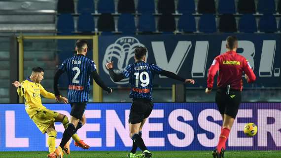 Atalanta-Verona 0-2 brutta sconfitta per i bergamaschi