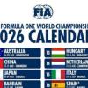 Quando inizia la Formula 1 2026, date e calendario completo