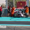 Haas, Hirakawa a muro nei test Pirelli F1 di Abu Dhabi 