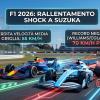 F1 | Suzuka: le vetture 2026 crollano di velocità dopo la 130R. I dati sul clipping