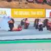 MotoGP | Gp Catalunya, partenza drammatica: Bagnaia investito, è cosciente