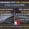 Test F1 2026: date ufficiali e doppia sessione. Si parte già a gennaio (a porte chiuse), poi la maratona in Bahrain