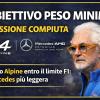 F1, Alpine si gasa: raggiunta la soglia minima di peso. Ecco perché l'ottimismo (e il motore Mercedes) ora fanno quadrare i conti
