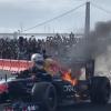 F1 | Tsunoda a San Francisco con Red Bull ma prende fuoco: il video 