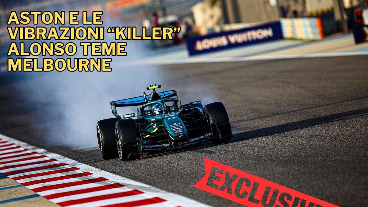 F1 | Esclusiva Aston Martin: mancano 80 CV e vibrazioni "spacca-tutto". Alonso teme il doppio ritiro