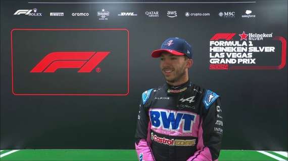 F1 | Alpine, Gasly 3°: "Periodo incredibile. E ora come in Brasile..."