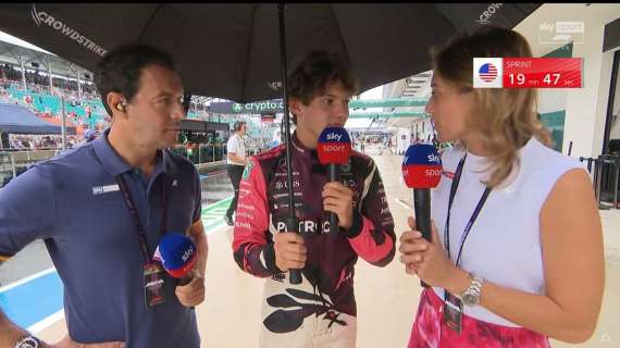 F1 | Sprint Race Miami, Antonelli a Sky: "Pista impraticabile, difficile capire come spingere"
