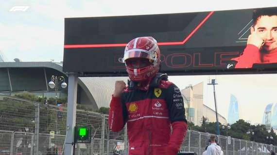 Formula 1 | Gp Baku F1, griglia di partenza: Leclerc in pole, Perez 2°