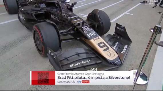 F1 | Silverstone, Brad Pitt in pista per il suo film: la promessa nel paddock