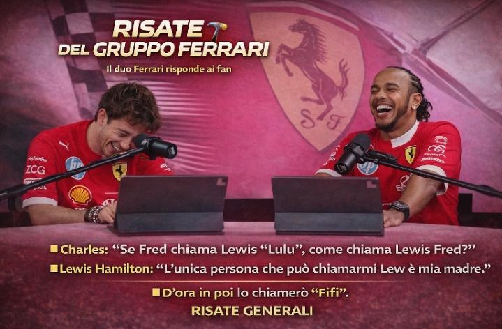 F1, siparietto Ferrari: Hamilton "gela" Leclerc sul soprannome, poi Charles distrugge Vasseur: "Lo chiamerò Fifi"