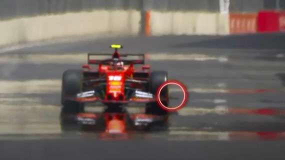 F1 / Gp Baku: pazzesco, salta un tombino. Leclerc fortunato, Williams danneggiata: sessione cancellata!