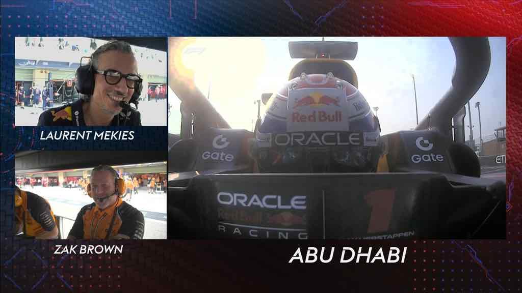 Battibecco simpatico tra Zak Brown e Mekies a Sky UK