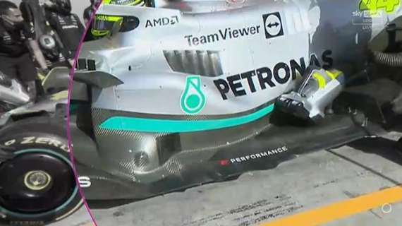 Formula 1 | Mercedes, ecco il nuovo fondo di Hamilton: taglio e tirante