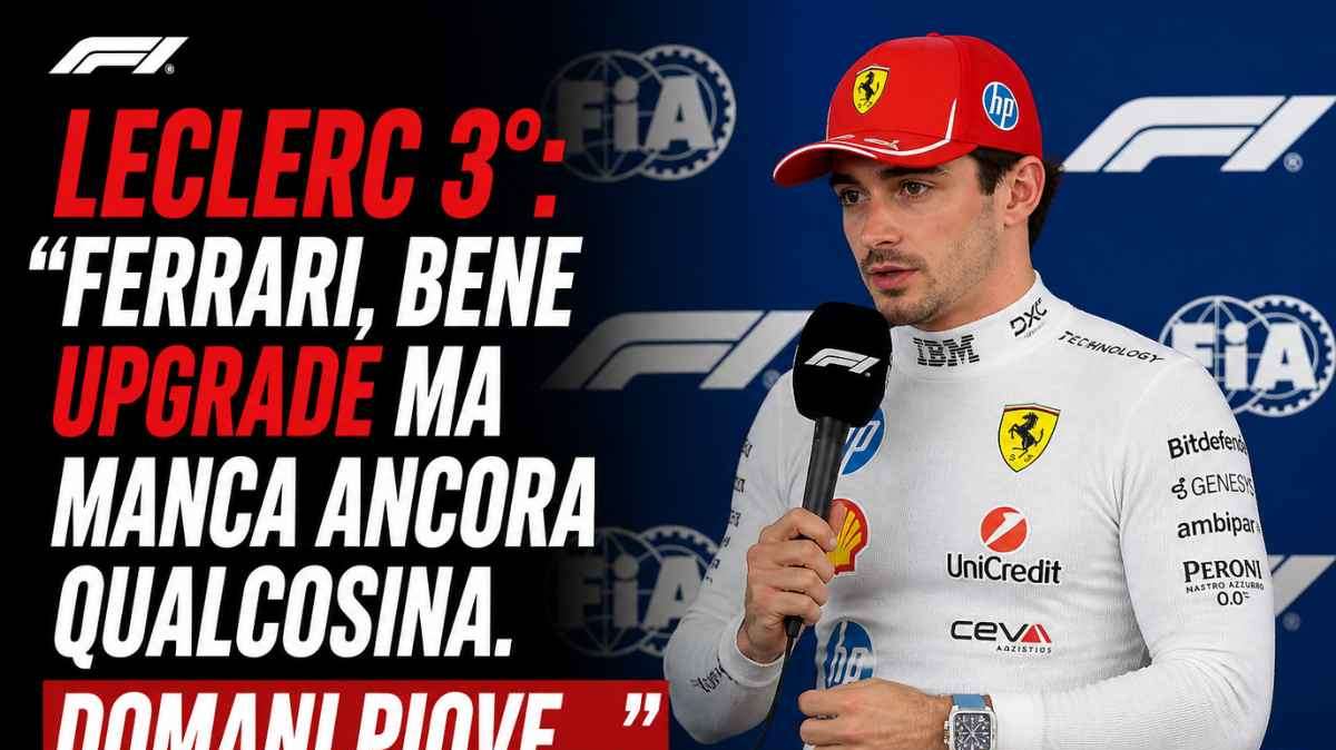 F1 | Ferrari, Leclerc 3° e perplesso: "Reazioni anomale della SF-26. Domani..."