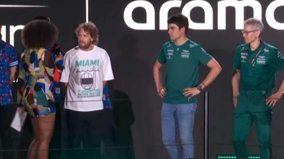 Formula 1 | Vettel, spettacolo al Miami Opening Party: maglia provocatoria