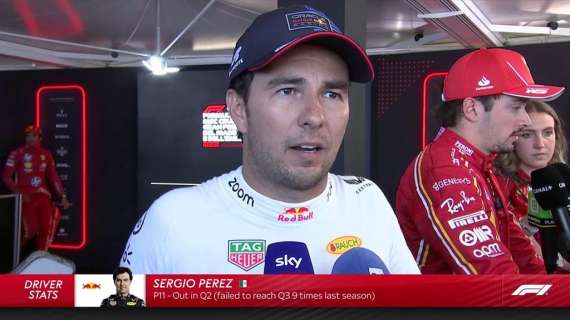 F1 | Red Bull, Perez eliminato in Q2: "Erroraccio in curva 7. Però Max..."