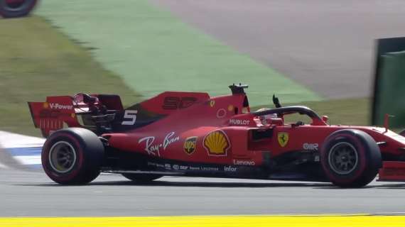 F1 / Gp Germania: Vettel 1° nelle FP1, Leclerc 1° nelle FP2. La Ferrari vola, ma il meteo parla Mercedes