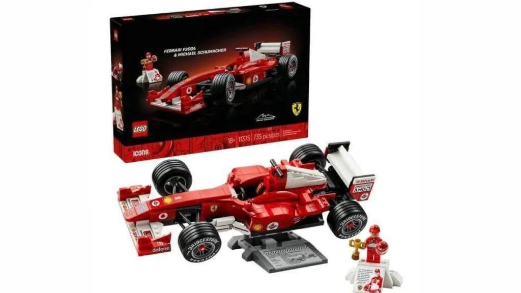 La Ferrari più dominante di Schumacher diventa LEGO: ecco la F2004 Icons