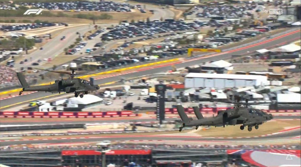 F1 News - GP Austin, elicotteri da Hollywood durante l'inno