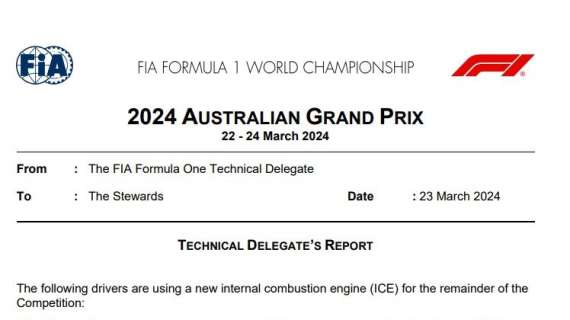 F1 | Australia, cambio totale di PU per Verstappen e Albon