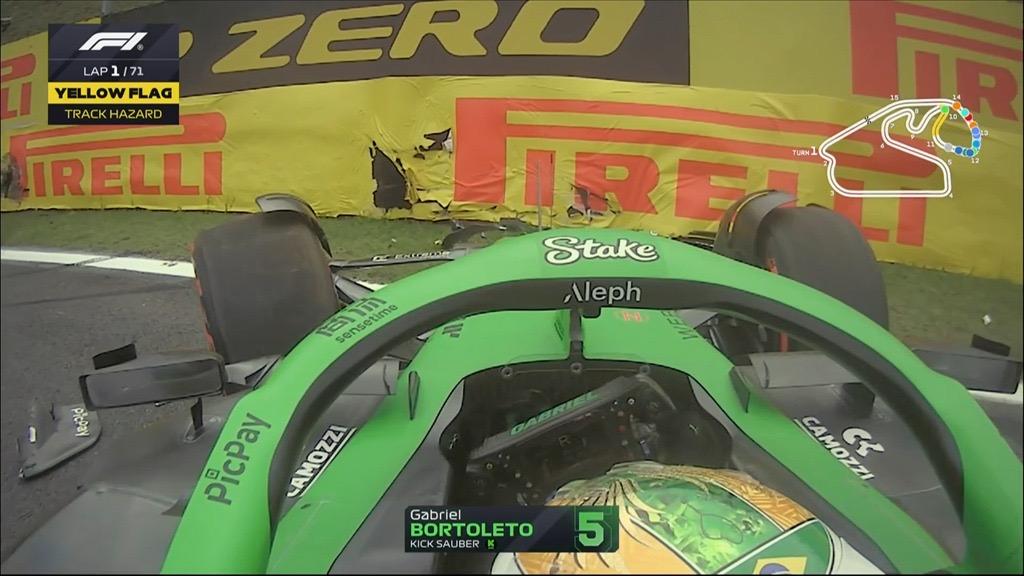 F1 Formula 1 | Stroll "schiaccia" Bortoleto: schianto e Brasile amaro