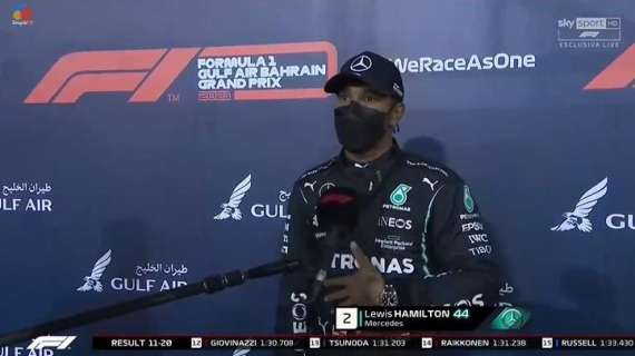 Formula 1 / Qualifica GP Bahrain, Hamilton: "Questo è il massimo potenziale della W12 ad ora"