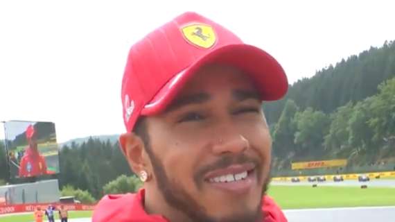 F1 | Ferrari, Hamilton dalla pit-lane: "A Spa per un po' di magia..."