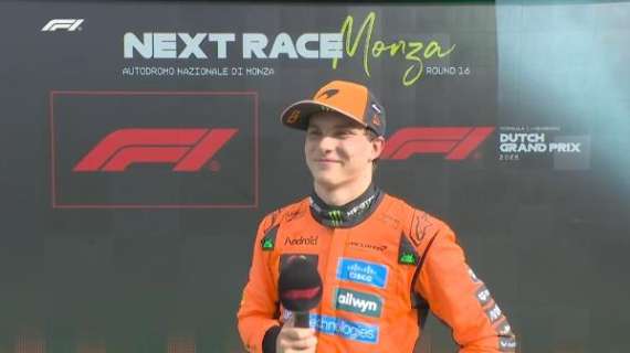 F1 | McLaren, Piastri 1°: "Mondiale? Pensiamo 1 alla volta. Norris sfortuna, ma io..."