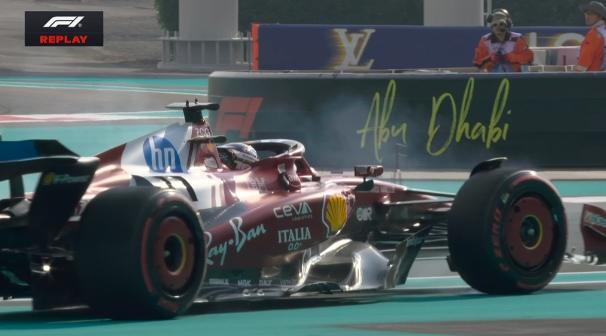 Ferrari, Charles Leclerc in testacoda nelle FP1, Arthur: “burnout per i tifosi”