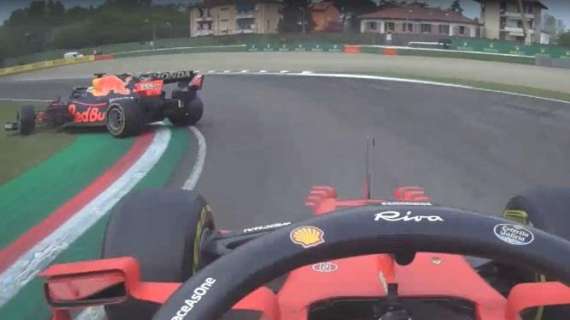Formula 1 | Imola, sbandata Verstappen. Norris: "Fossi stato Leclerc sarei passato"