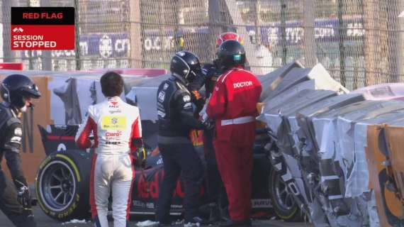 Formula 2 | Daruvala-Fittipaldi, brutto impatto ad Abu Dhabi: bandiera rossa