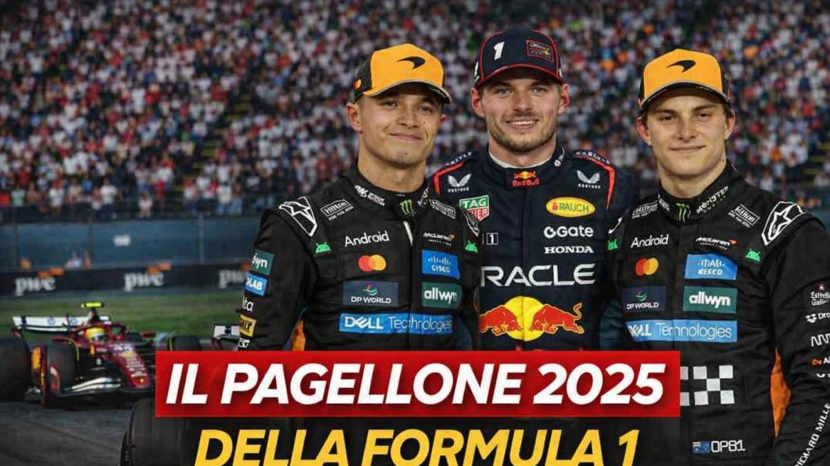 Il Pagellone di fine 2025 della F1: la Corona di Norris, l'amore di Max, il fallimento Ferrari