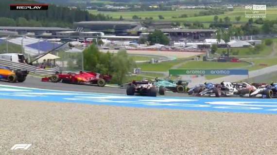 Formula 1 | Stiria, Leclerc-Gasly, contatto e caos dopo Curva 1