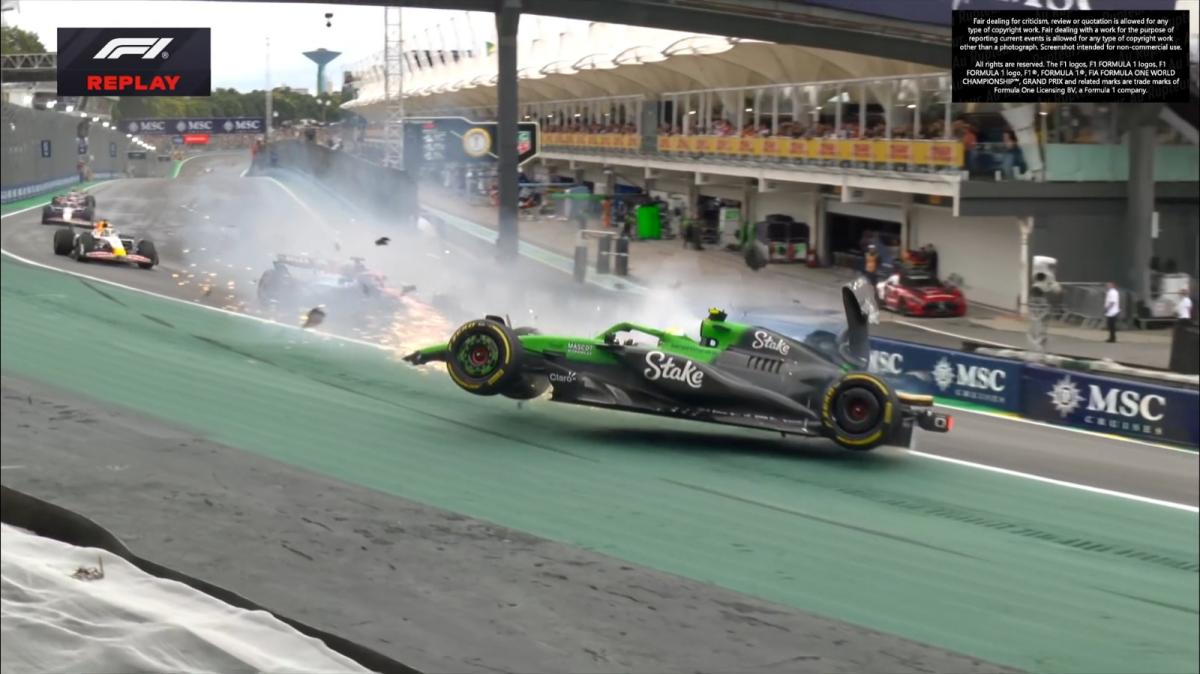 F1 Formula 1 | Sprint Race Brasile, incidente schock per Bortoleto, macchina distrutta!