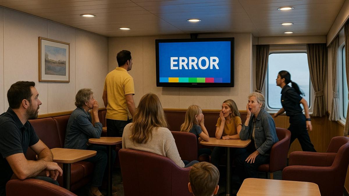 F1 Formula 1 | Sul traghetto appare un film porno al posto del GP