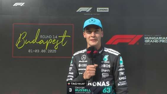 F1 | Mercedes, Russell 3°: "Sorpasso sulla Ferrari di Leclerc duro. Quando ci si muove..."