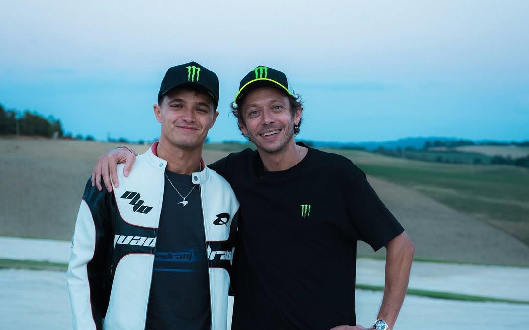 McLaren, Norris nel segno di Valentino: il rapporto speciale con Rossi 