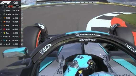 F1 | Qualifiche Silverstone: la Mercedes è tornata! Russell-Hamilton 1-2, Norris 3°. Sainz è 7°