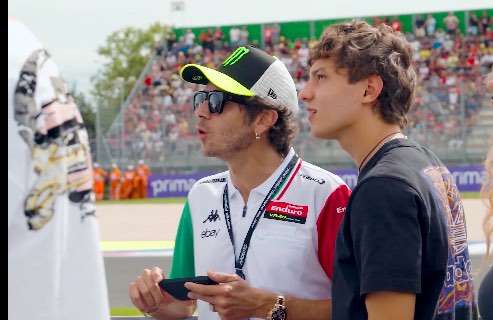 F1 | MotoGp, Kimi Antonelli a Misano ospite di Valentino Rossi