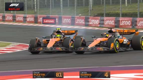 F1 | McLaren da infarto: sfiorato il contatto tra Norris e Piastri in FP2