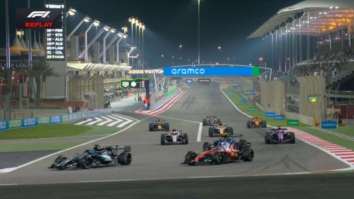 F1 | Bahrain, Mini-Gp finale: Ferrari super allo start, ma Mercedes si difende