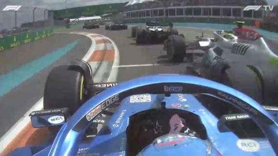 Diretta Formula 1 | Miami, Alonso colpisce Hamilton. Via team radio Lewis accusa danni
