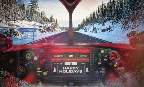 F1 | Ferrari e l’augurio social: un Natale al volante