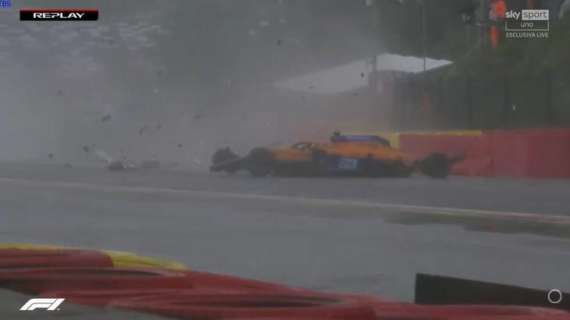 Formula 1 | Spa, spaventoso incidente per Norris: contuso al braccio sinistro