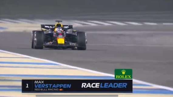 F1 | Bahrain, Verstappen vince davanti a Perez. Poi le 2 Ferrari, Sainz podio