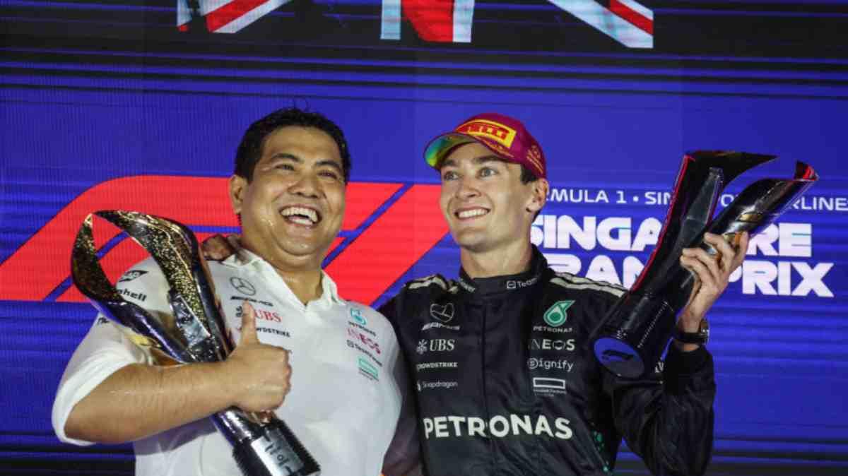 F1 News - Petronas, il CEO Taufik si scusa per lo champagne sul podio Mercedes
